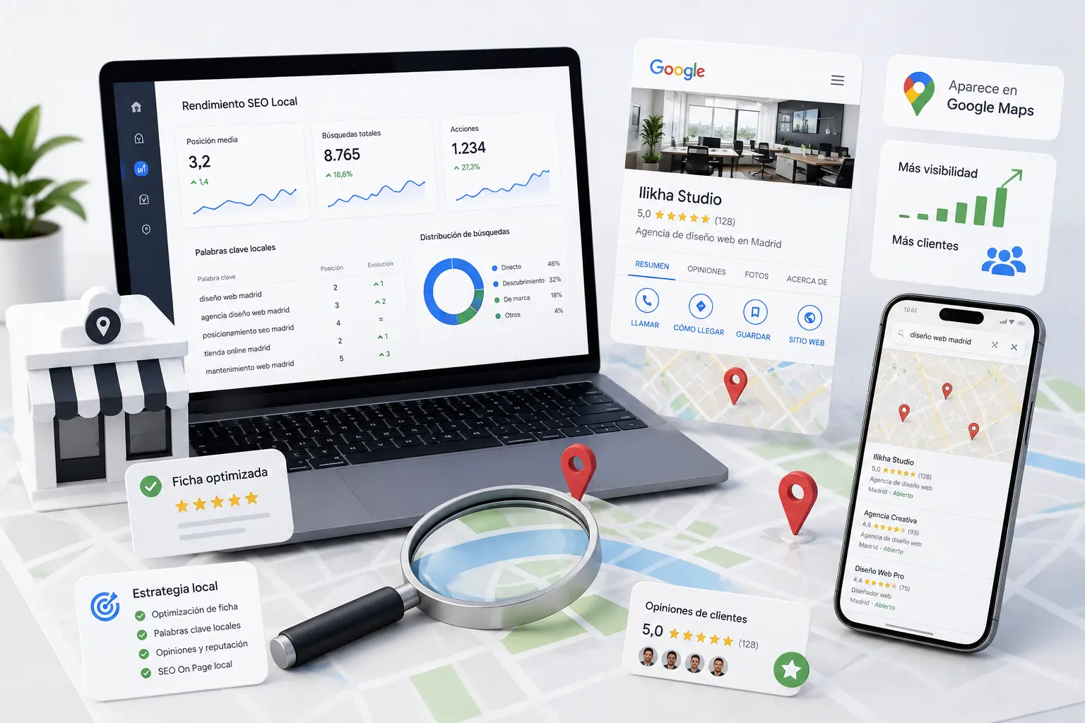 Auditoría SEO técnica de una página web realizada por Ilikha Studio