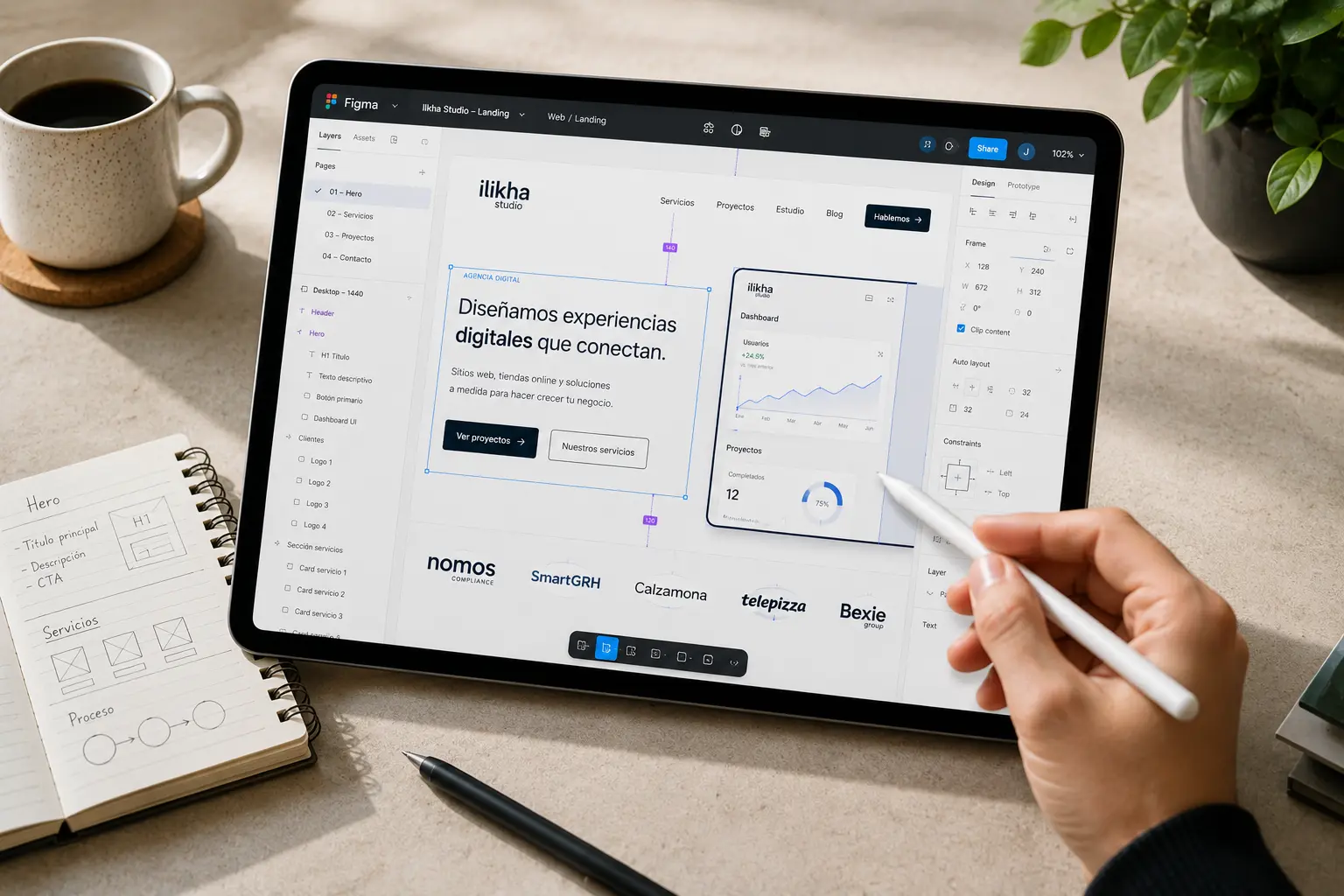 Diseño gráfico y branding desarrollado por Ilikha Studio