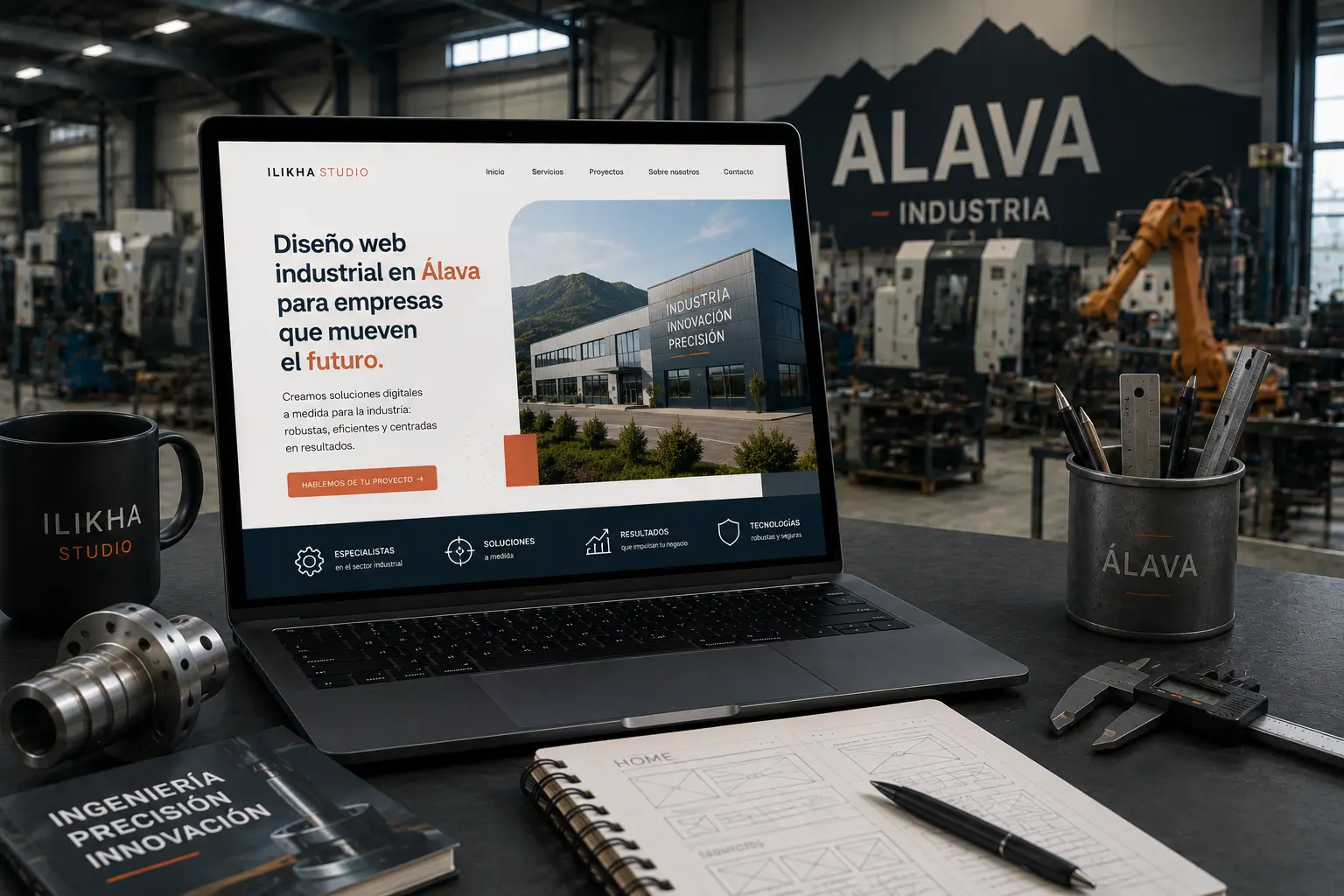 Diseño web en Álava para industria y empresas B2B