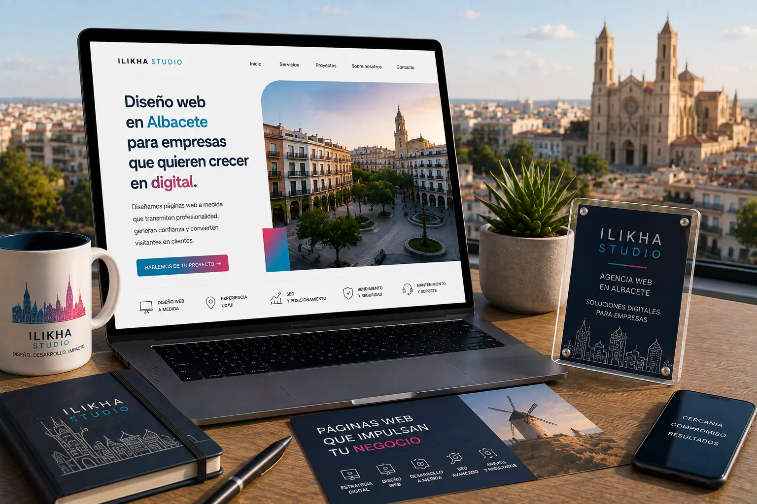 Diseño web en Albacete para empresas y venta de producto
