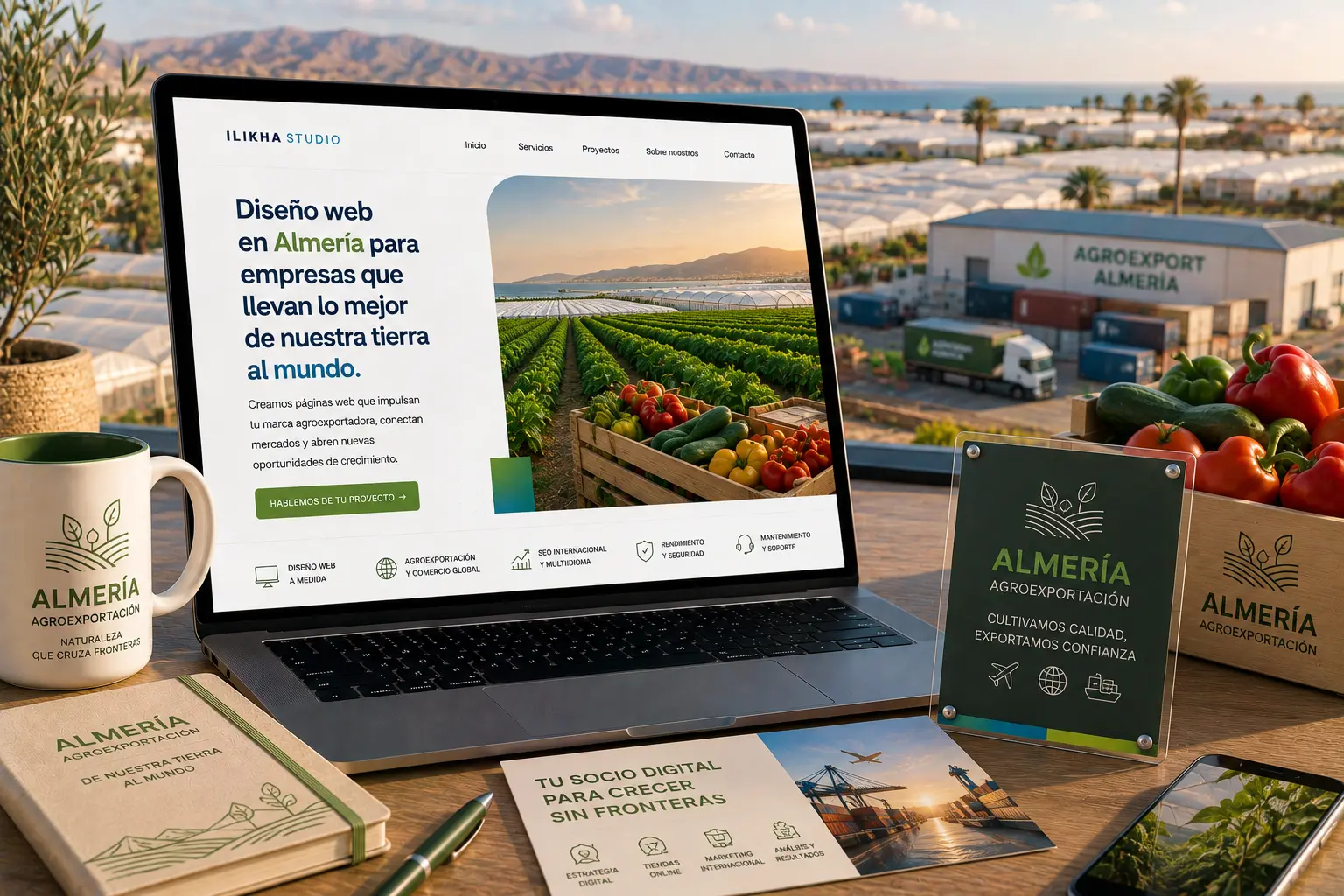 Diseño web en Almería para agroexportación y turismo