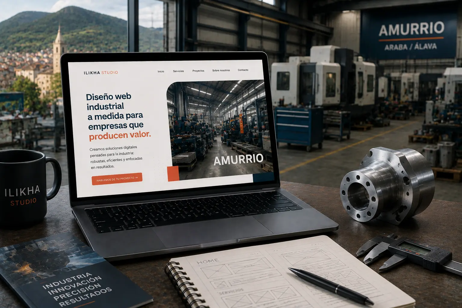 Diseño web en Amurrio para empresas industriales del valle de Ayala