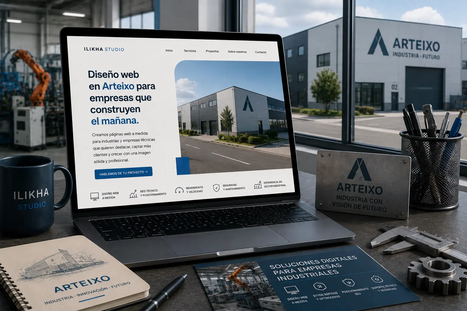 Diseño web en Arteixo para empresas industriales y logísticas
