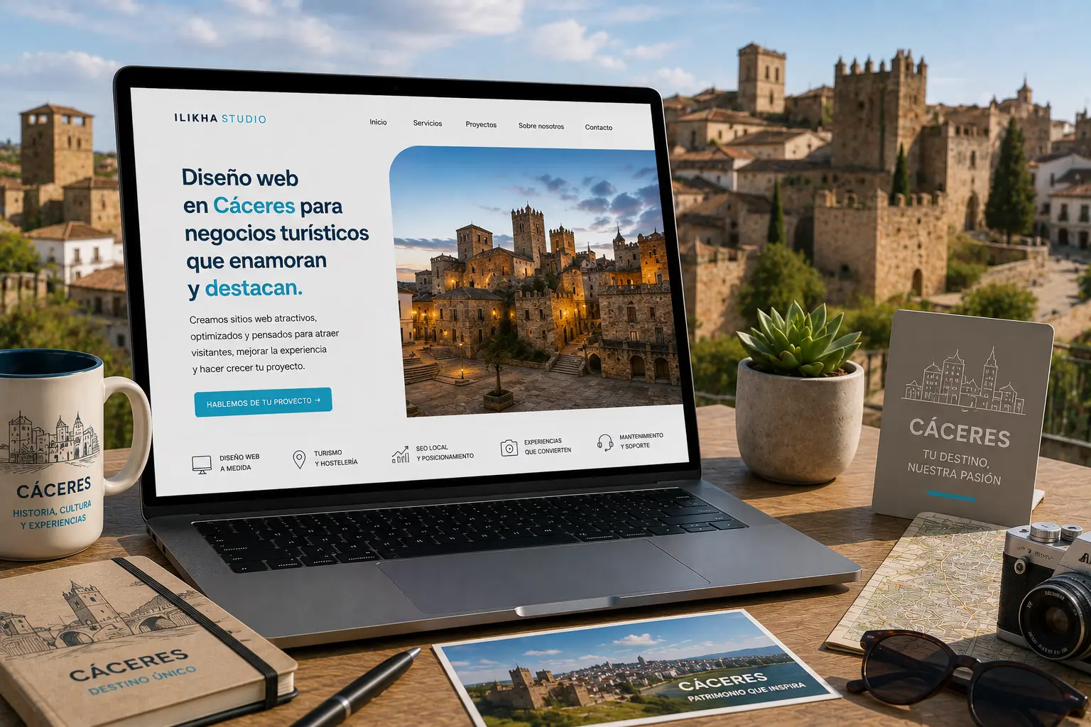 Diseño web en Cáceres para turismo patrimonial y empresas agroalimentarias