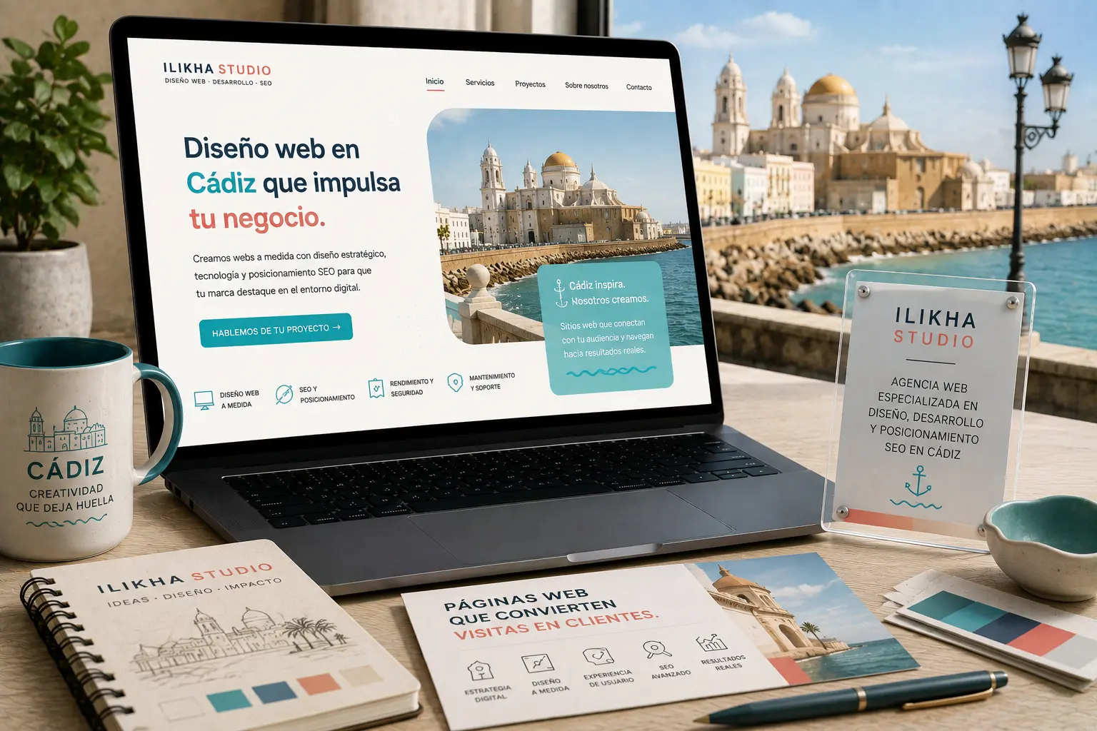 Diseño web para empresas de Cádiz desarrollado por Ilikha Studio