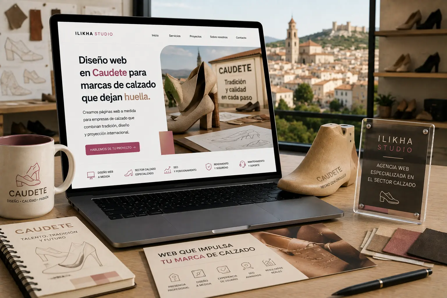 Diseño web en Caudete para empresas de calzado y marroquinería