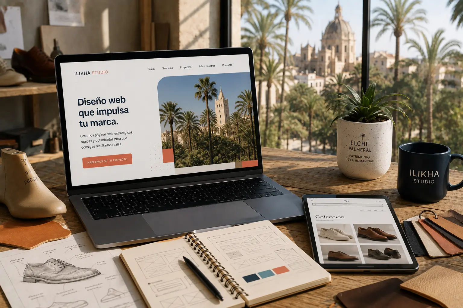 Diseño web en Elche para empresas de calzado, industria y tecnología