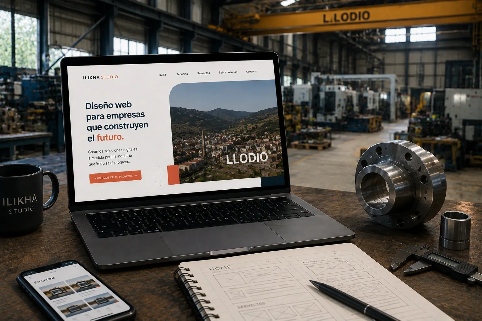 Diseño web en Llodio para empresas siderúrgicas, metalúrgicas e industriales