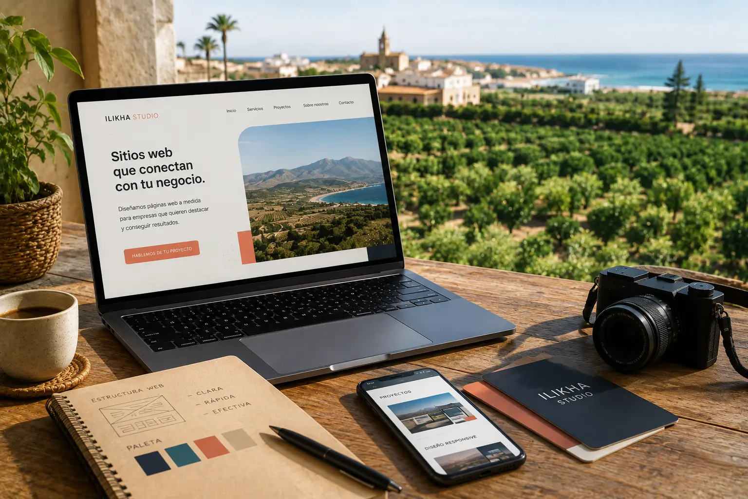 Diseño web en Orihuela para agroalimentario e inmobiliaria en Orihuela Costa