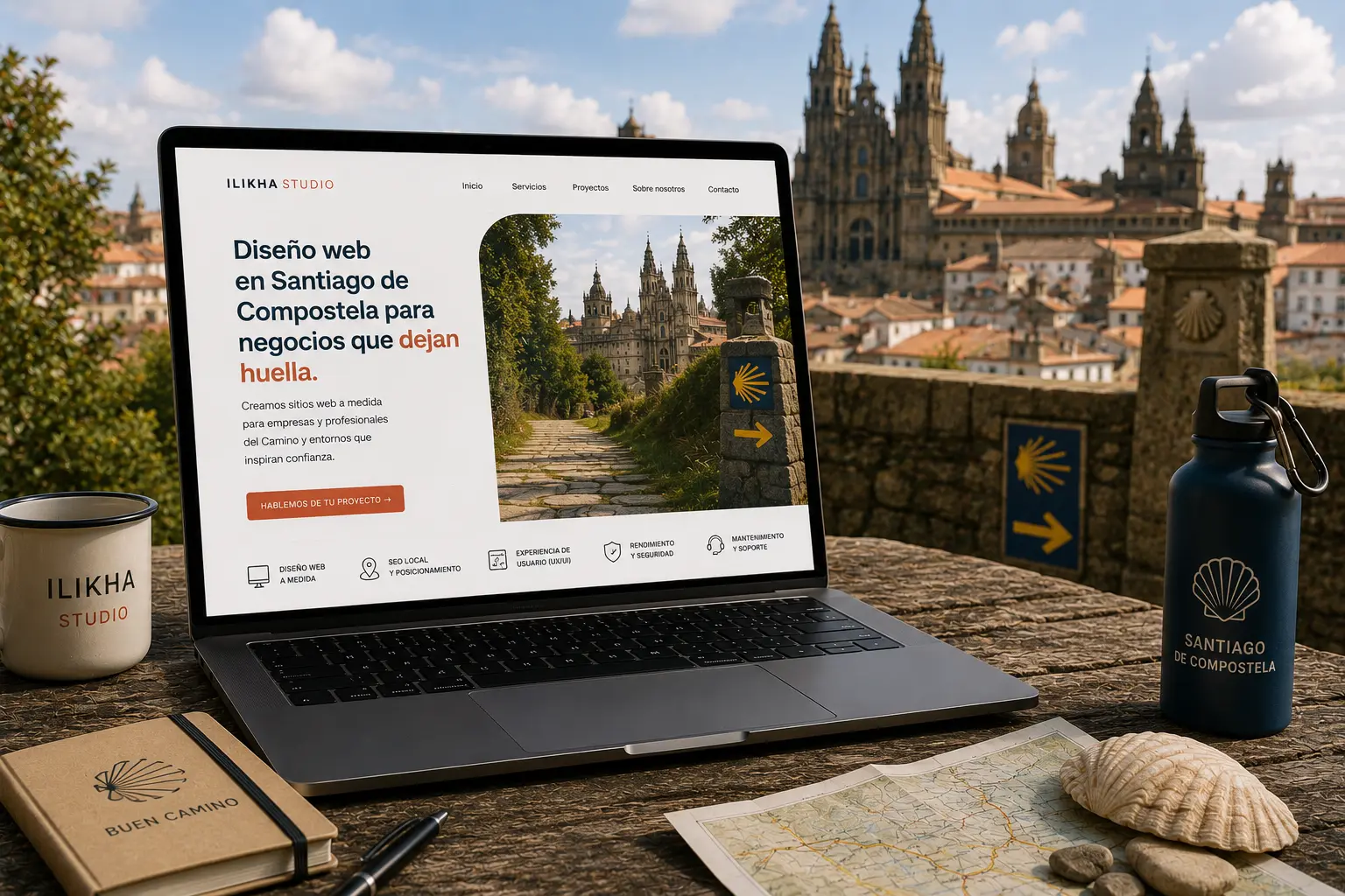 Diseño web en Santiago de Compostela para turismo, hostelería y servicios