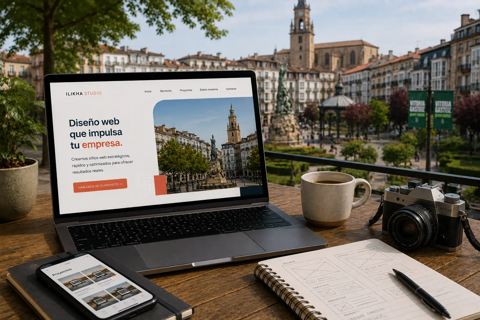 Diseño web en Vitoria-Gasteiz para servicios profesionales y comercio