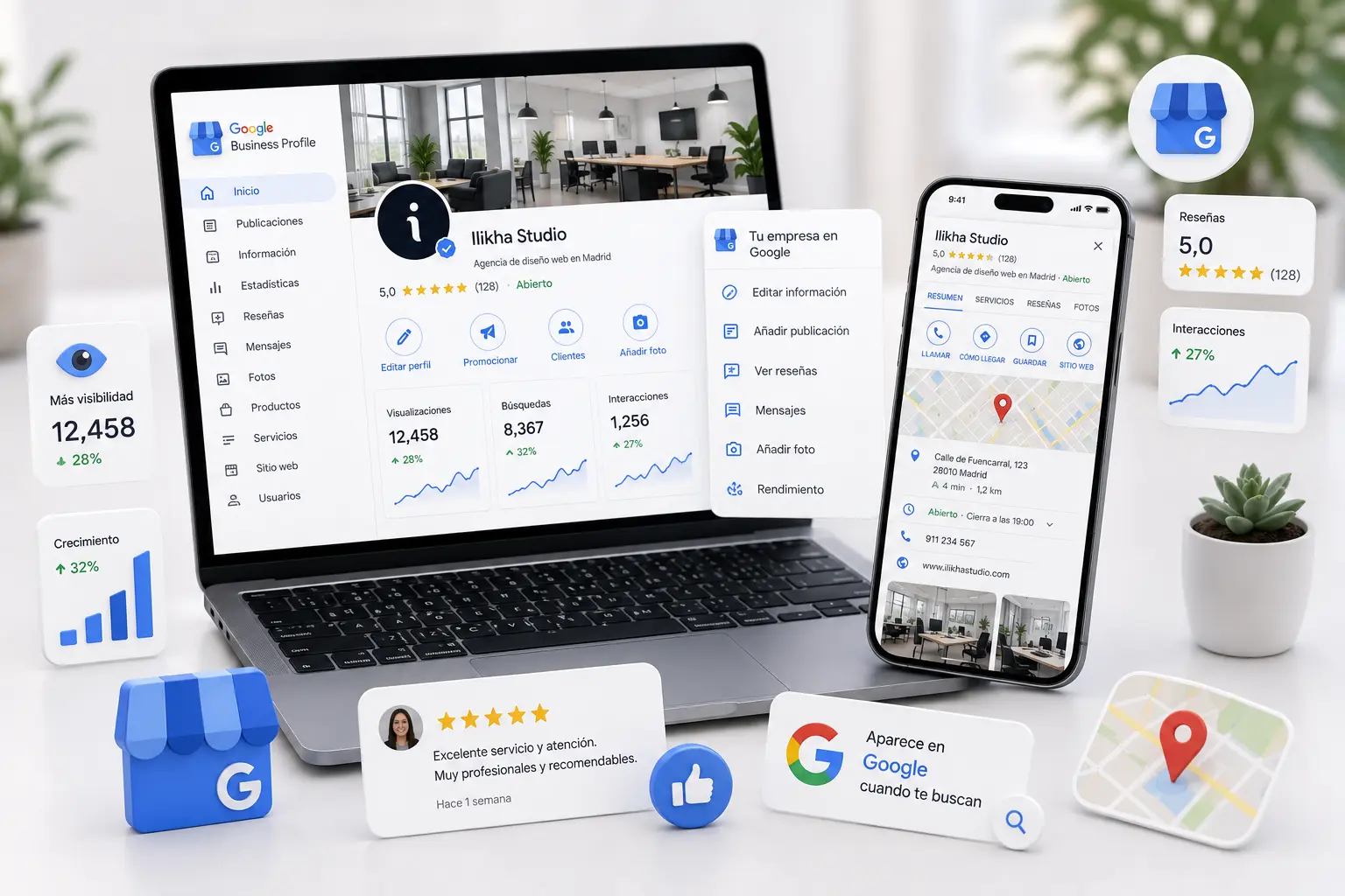 Optimización de Google Business Profile para SEO local