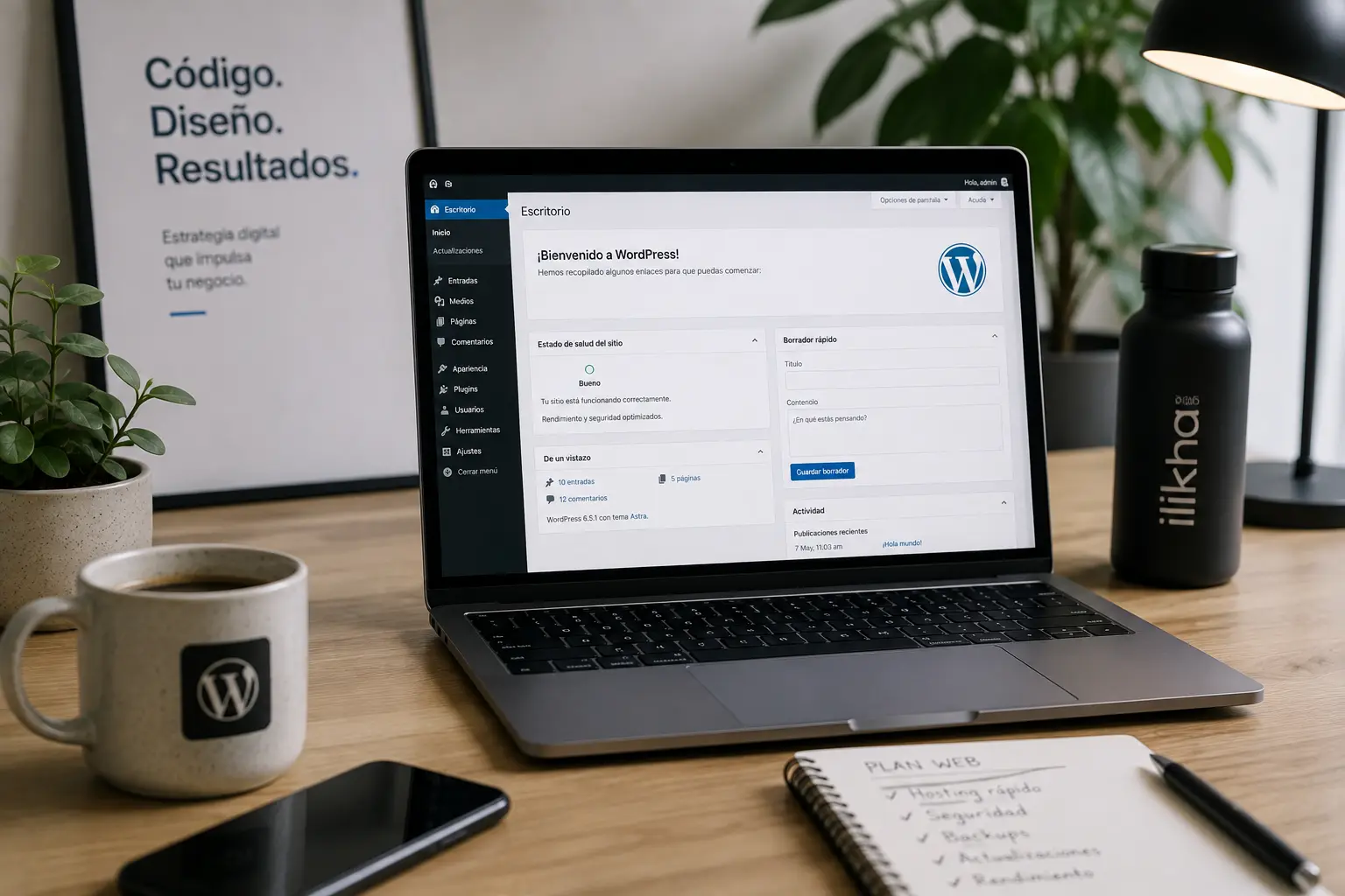 Hosting gestionado para WordPress por Ilikha Studio