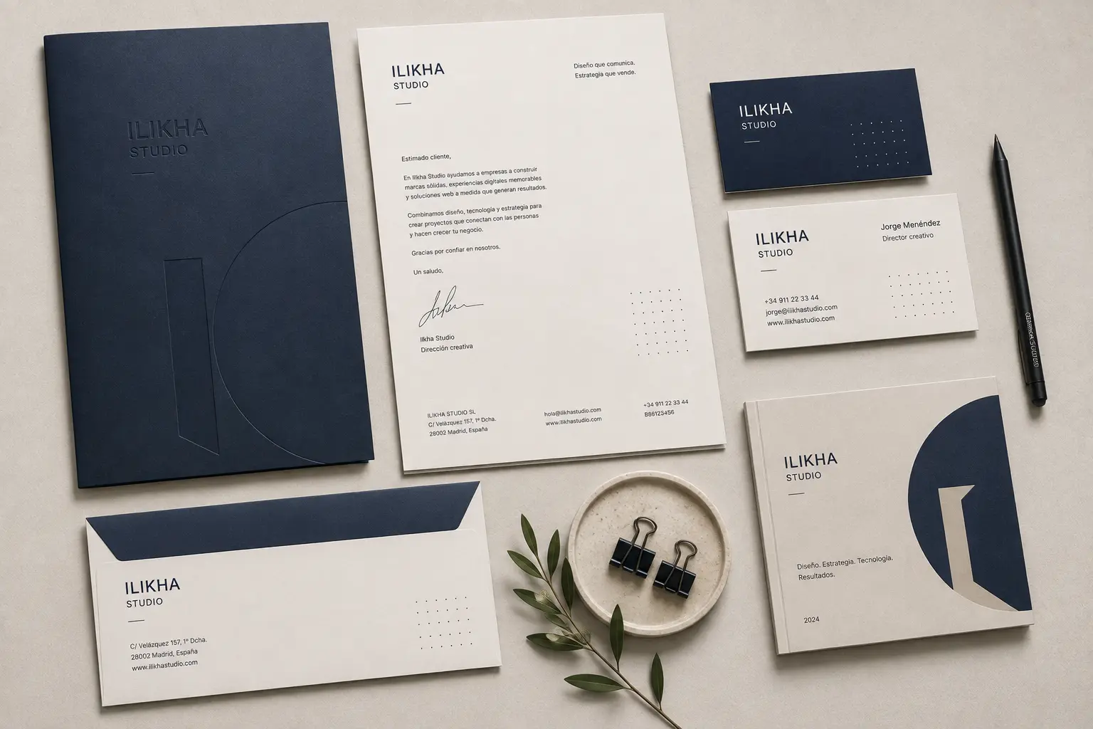 Diseño de papelería corporativa para empresas