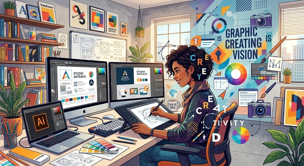 Selección de proyectos de diseño gráfico y branding de Ilikha Studio