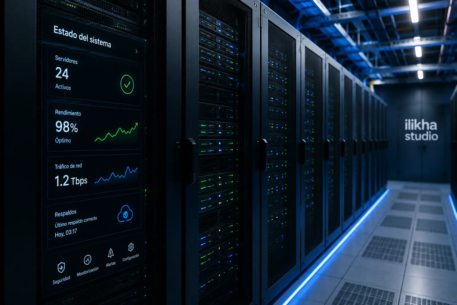 Servidor VPS gestionado para proyectos web por Ilikha Studio
