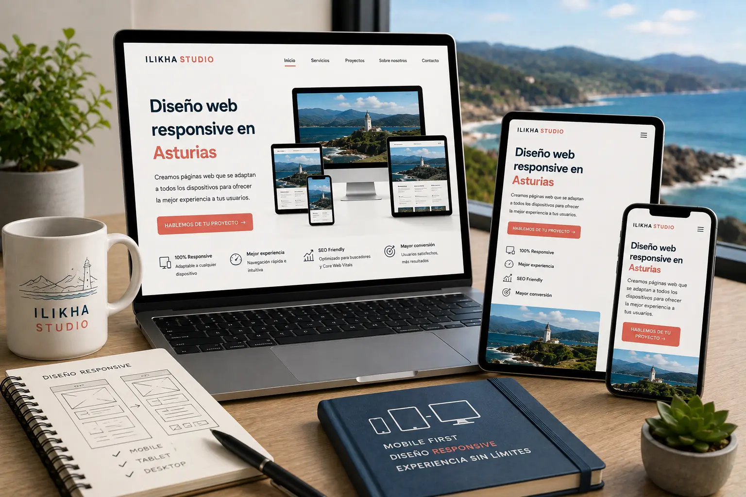 Diseño web responsive para empresas de Asturias