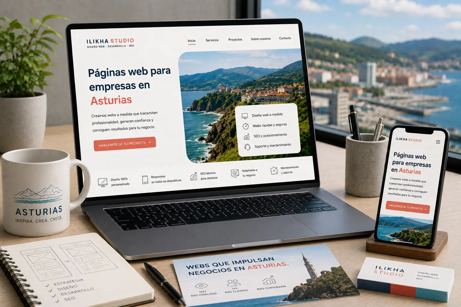 Páginas web profesionales para empresas y negocios de Asturias