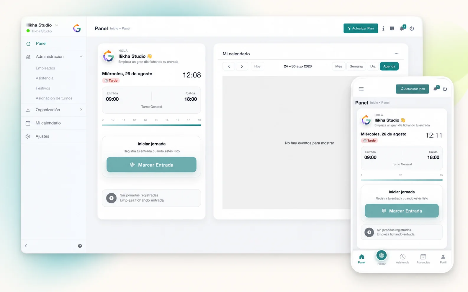 SmartGRH: desarrollo de un SaaS de registro de jornada laboral